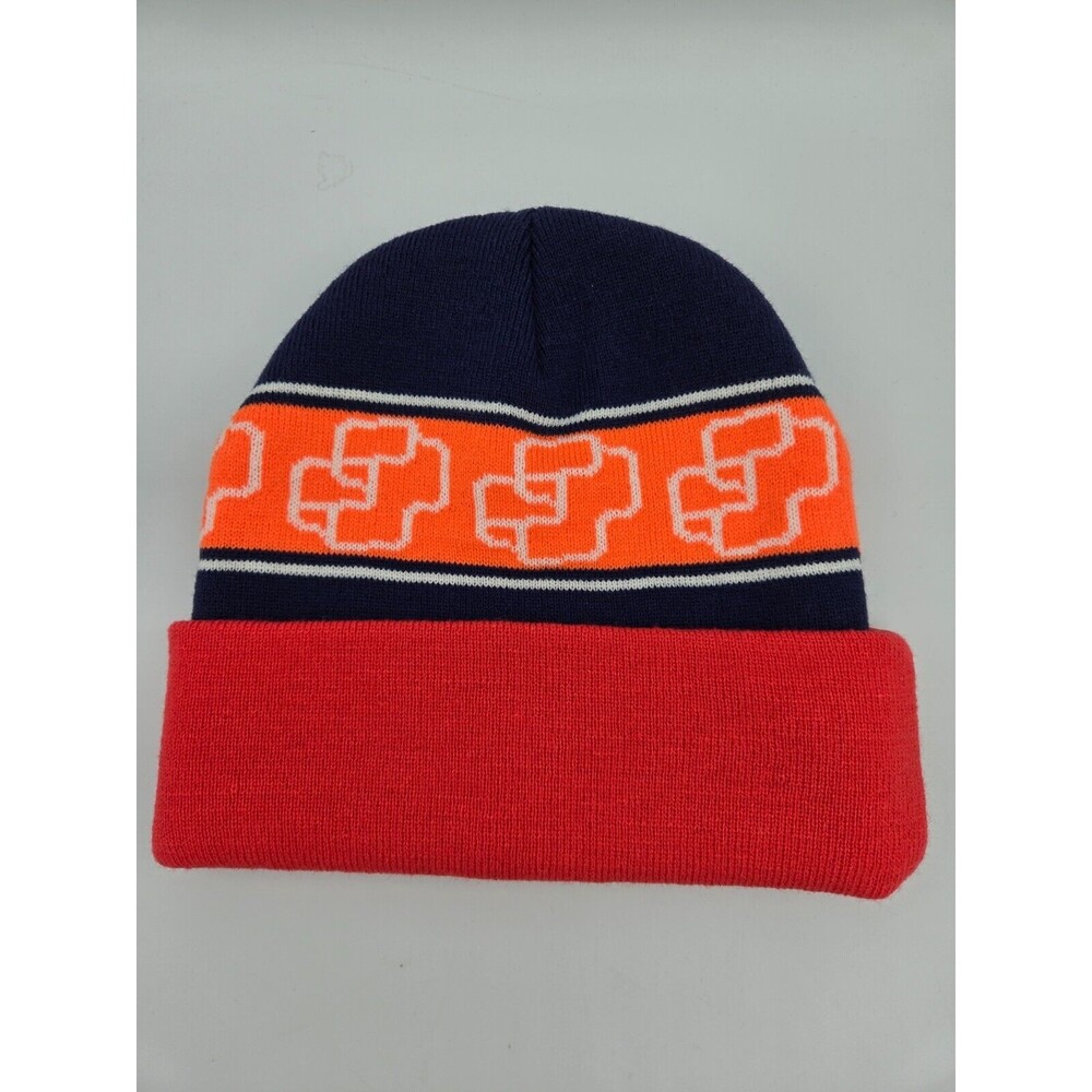 Microsoft Employee Beanie Knit Hat One Size‎ Fits All Blue Red Orange Graphics